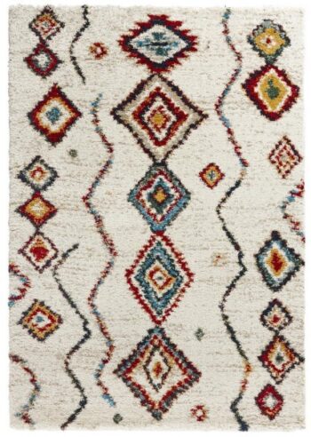 Hanse Home, Kusový koberec Nomadic 102693 Geometric Creme, 160x230, viacfarebná, obývacia izba