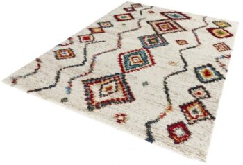 Hanse Home, Kusový koberec Nomadic 102693 Geometric Creme, 200x290, viacfarebná, obývacia izba