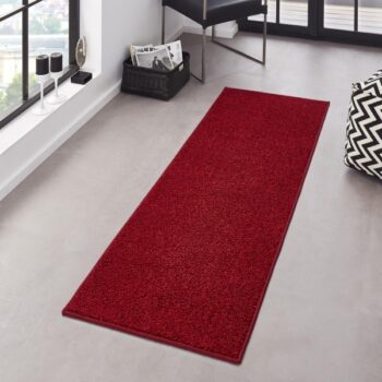 Hanse Home, Kusový koberec Pure 102616 Red, 160x240, červená, kancelária