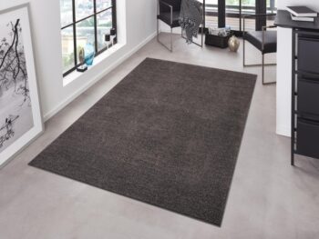 Hanse Home, Kusový koberec Pure 102661 Anthracite, 80x400, šedá, kancelária