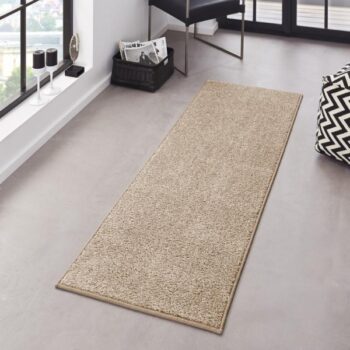 Hanse Home, Kusový koberec Pure 102662 Taupe/Cream, 80x300, béžová, kancelária