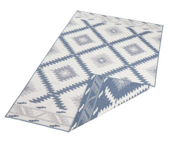 Hanse Home, Kusový koberec Twin Supreme 103430 Malibu blue creme – na von aj na doma, 120x170, modrá, chodba / predsieň