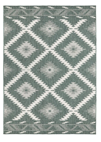 Hanse Home, Kusový koberec Twin Supreme 103431 Malibu green creme – na von aj na doma, 120x170, zelená, chodba / predsieň