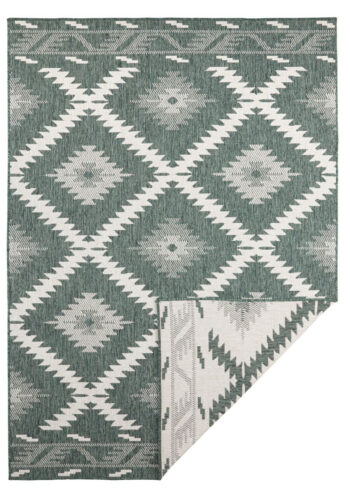 Hanse Home, Kusový koberec Twin Supreme 103431 Malibu green creme – na von aj na doma, 120x170, zelená, chodba / predsieň