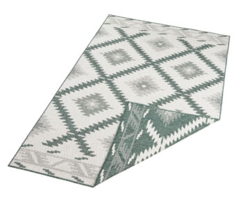 Hanse Home, Kusový koberec Twin Supreme 103431 Malibu green creme – na von aj na doma, 120x170, zelená, chodba / predsieň