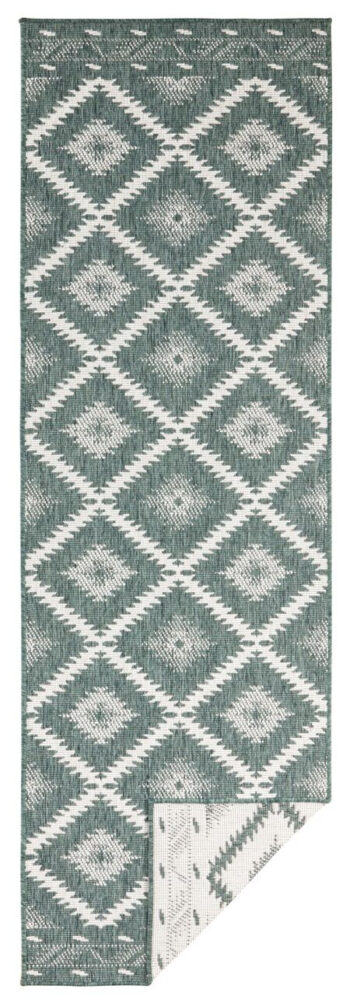 Hanse Home, Kusový koberec Twin Supreme 103431 Malibu green creme – na von aj na doma, 120x170, zelená, chodba / predsieň