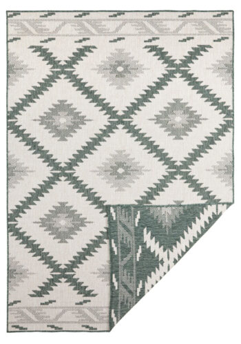 Hanse Home, Kusový koberec Twin Supreme 103431 Malibu green creme – na von aj na doma, 200x290, zelená, chodba / predsieň