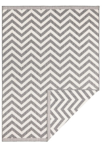 Hanse Home, Kusový koberec Twin Supreme 103432 Palma grey creme – na von aj na doma, 240x340, šedá, chodba / predsieň