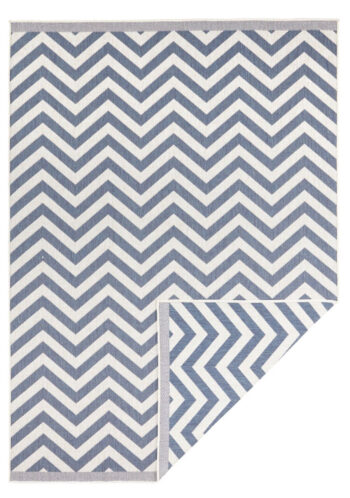 Hanse Home, Kusový koberec Twin Supreme 103435 Palma blue creme – na von aj na doma, 160x230, modrá, chodba / predsieň