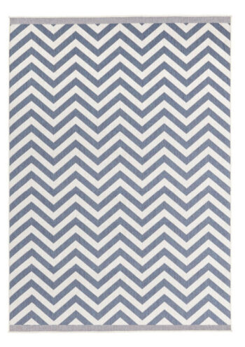 Hanse Home, Kusový koberec Twin Supreme 103435 Palma blue creme – na von aj na doma, 160x230, modrá, chodba / predsieň