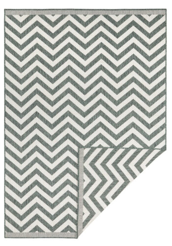 Hanse Home, Kusový koberec Twin Supreme 103436 Green creme – na von aj na doma, 80x250, zelená, chodba / predsieň