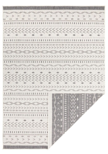 Hanse Home, Kusový koberec Twin Supreme 103437 Kuba grey creme – na von aj na doma, 80x150, šedá, chodba / predsieň