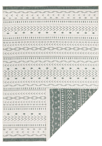Hanse Home, Kusový koberec Twin Supreme 103440 Kuba green creme – na von aj na doma, 160x230, zelená, chodba / predsieň