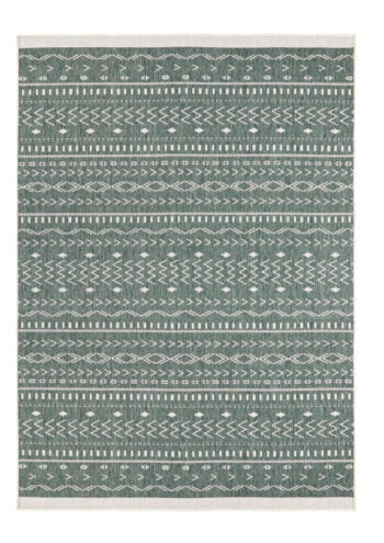 Hanse Home, Kusový koberec Twin Supreme 103440 Kuba green creme – na von aj na doma, 160x230, zelená, chodba / predsieň