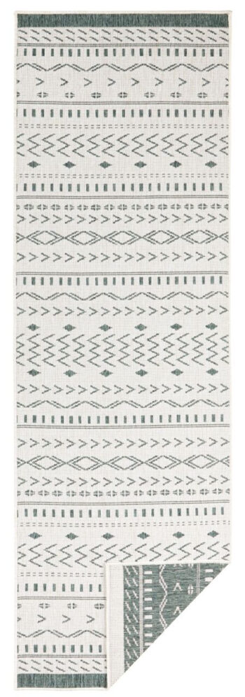 Hanse Home, Kusový koberec Twin Supreme 103440 Kuba green creme – na von aj na doma, 160x230, zelená, chodba / predsieň