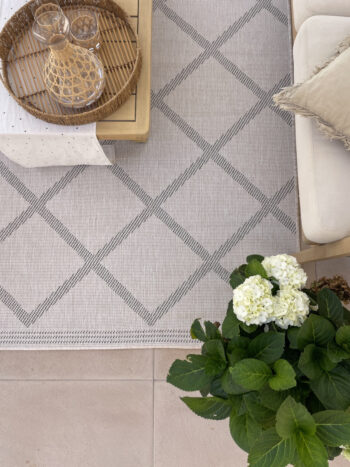 Hanse Home, Kusový koberec Twin Supreme 103760 Grey / Cream – na von aj na doma, 200x290, šedá, chodba / predsieň