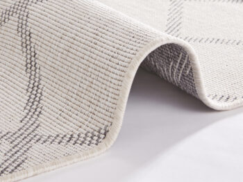 Hanse Home, Kusový koberec Twin Supreme 103760 Grey / Cream – na von aj na doma, 240x340, šedá, chodba / predsieň