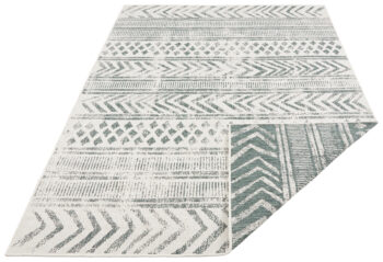 Hanse Home, Kusový koberec Twin Supreme 103861 Green / Cream – na von aj na doma, 80x250, zelená, chodba / predsieň