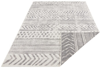 Hanse Home, Kusový koberec Twin Supreme 103862 Grey / Cream – na von aj na doma, 200x290, šedá, chodba / predsieň
