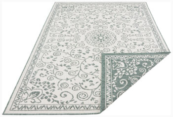Hanse Home, Kusový koberec Twin Supreme 103865 Leyte Green/Cream – na von aj na doma, 80x150, zelená, chodba / predsieň
