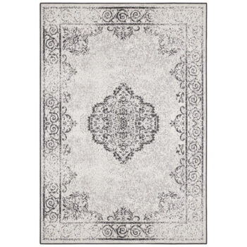 Hanse Home, Kusový koberec Twin Supreme 103868 Black / Cream – na von aj na doma, 80x150, čiernobiela, chodba / predsieň