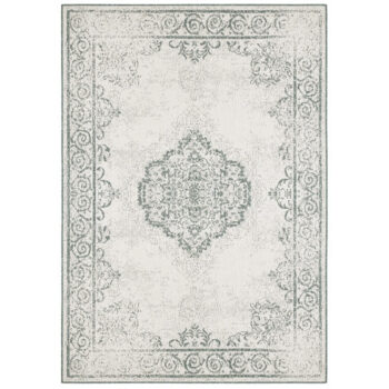Hanse Home, Kusový koberec Twin Supreme 103869 Green / Cream – na von aj na doma, 200x290, zelená, chodba / predsieň