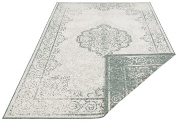 Hanse Home, Kusový koberec Twin Supreme 103869 Green / Cream – na von aj na doma, 200x290, zelená, chodba / predsieň