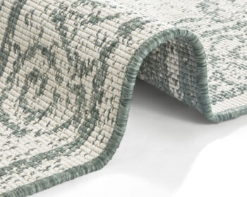Hanse Home, Kusový koberec Twin Supreme 103869 Green / Cream – na von aj na doma, 200x290, zelená, chodba / predsieň