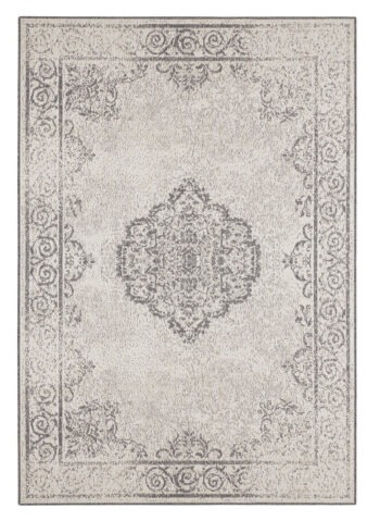 Hanse Home, Kusový koberec Twin Supreme 103870 Grey / Cream – na von aj na doma, 200x290, šedá, chodba / predsieň