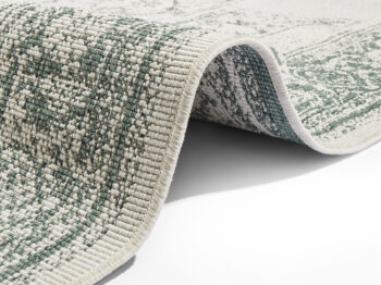 Hanse Home, Kusový koberec Twin Supreme 104139 Green / Cream – na von aj na doma, 160x230, zelená, chodba / predsieň