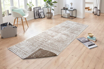 Hanse Home, Kusový koberec Twin Supreme 105416 Biri Linen – na von aj na doma, 160x230, hnedá, chodba / predsieň