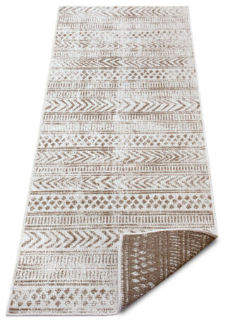 Hanse Home, Kusový koberec Twin Supreme 105416 Biri Linen – na von aj na doma, 160x230, hnedá, chodba / predsieň
