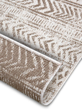 Hanse Home, Kusový koberec Twin Supreme 105416 Biri Linen – na von aj na doma, 160x230, hnedá, chodba / predsieň