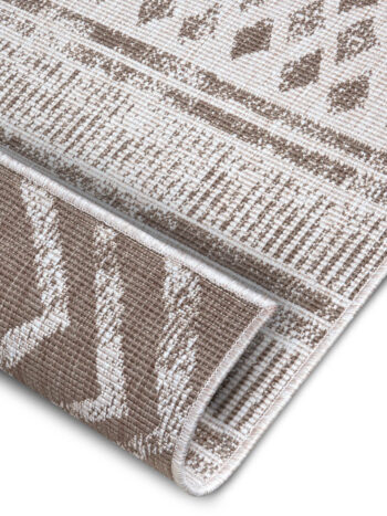 Hanse Home, Kusový koberec Twin Supreme 105416 Biri Linen – na von aj na doma, 80x250, hnedá, chodba / predsieň