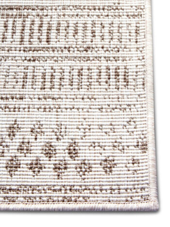 Hanse Home, Kusový koberec Twin Supreme 105416 Biri Linen – na von aj na doma, 80x250, hnedá, chodba / predsieň