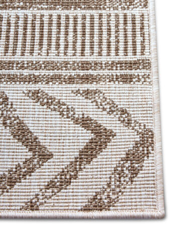 Hanse Home, Kusový koberec Twin Supreme 105416 Biri Linen – na von aj na doma, 80x250, hnedá, chodba / predsieň