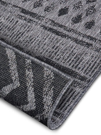 Hanse Home, Kusový koberec Twin Supreme 105417 Biri Night Silver – na von aj na doma, 80x150, šedá, chodba / predsieň