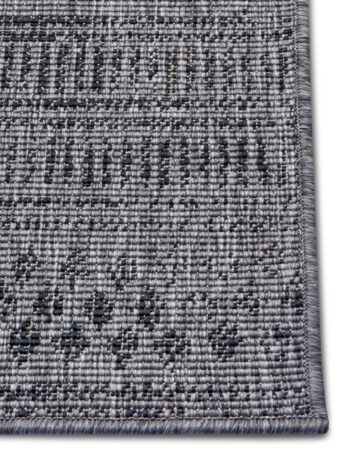Hanse Home, Kusový koberec Twin Supreme 105417 Biri Night Silver – na von aj na doma, 80x150, šedá, chodba / predsieň