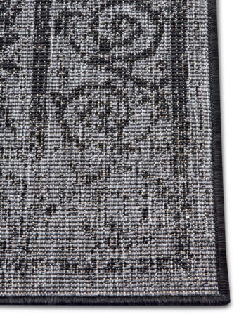 Hanse Home, Kusový koberec Twin Supreme 105424 Cebu Night Silver – na von aj na doma, 80x150, šedá, chodba / predsieň