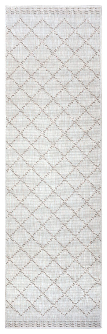 Hanse Home, Kusový koberec Twin Supreme 105430 Corsica Linen – na von aj na doma, 80x250, hnedá, chodba / predsieň