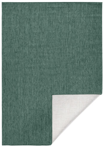 Hanse Home, Kusový koberec Twin-Wendeteppiche 103095 green cream – na von aj na doma, 120x170, zelená, chodba / predsieň