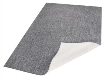 Hanse Home, Kusový koberec Twin-Wendeteppiche 103097 grey cream – na von aj na doma, 120x170, šedá, chodba / predsieň
