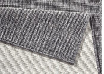 Hanse Home, Kusový koberec Twin-Wendeteppiche 103097 grey cream – na von aj na doma, 80x150, šedá, chodba / predsieň