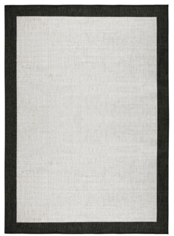 Hanse Home, Kusový koberec Twin-Wendeteppiche 103105 creme schwarz – na von aj na doma, 200x290, čiernobiela, chodba / predsieň