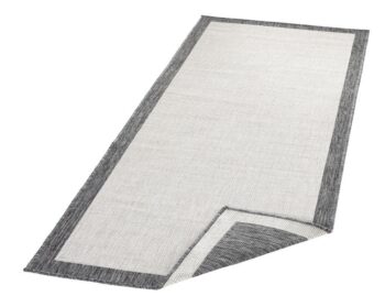Hanse Home, Kusový koberec Twin-Wendeteppiche 103108 creme grau – na von aj na doma, 80x150, šedá, chodba / predsieň