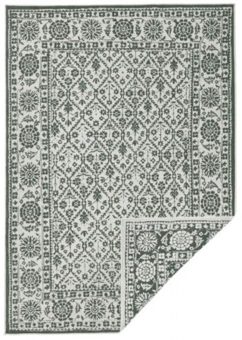Hanse Home, Kusový koberec Twin-Wendeteppiche 103115 grün creme – na von aj na doma, 160x230, zelená, chodba / predsieň