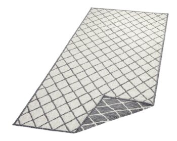 Hanse Home, Kusový koberec Twin-Wendeteppiche 103118 grau creme – na von aj na doma, 80x150, šedá, chodba / predsieň
