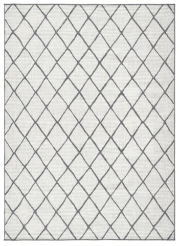 Hanse Home, Kusový koberec Twin-Wendeteppiche 103118 grau creme – na von aj na doma, 80x150, šedá, chodba / predsieň