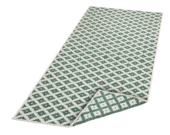 Hanse Home, Kusový koberec Twin-Wendeteppiche 103125 grün creme – na von aj na doma, 120x170, zelená, chodba / predsieň
