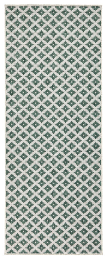 Hanse Home, Kusový koberec Twin-Wendeteppiche 103125 grün creme – na von aj na doma, 160x230, zelená, chodba / predsieň